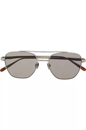 BRIONI Men Sunglasses - Round-frame tinted sunglasses