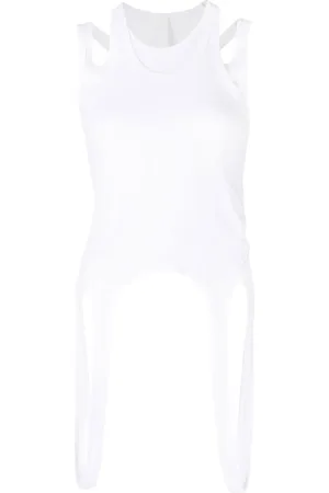 DION LEE Double-loop detail tank top