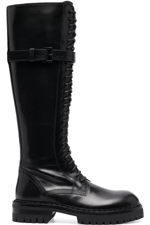 ANN DEMEULEMEESTER Women Lace-up Boots - Knee-high lace-up boots