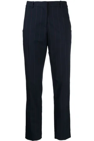 Paule Ka Pinstripe tapered-leg trousers