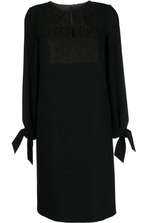 Paule Ka Lace panel shift dress