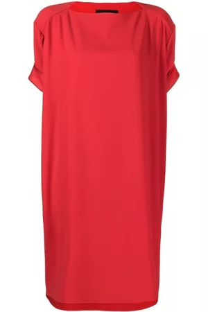 Paule Ka Contrast-trim shift dress