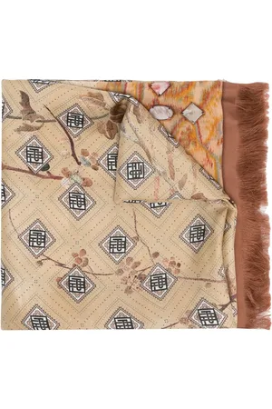 PIERRE-LOUIS MASCIA Abstract-print silk scarf