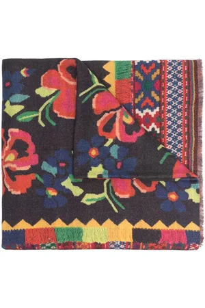 PIERRE-LOUIS MASCIA Patterned-jacquard wool scarf