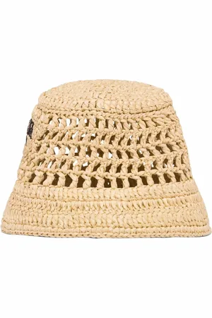 Prada Raffia bucket hat