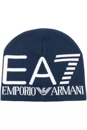 EA7 Women Beanies - Logo-print beanie hat