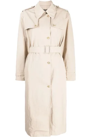 Paule Ka Belted toile coat