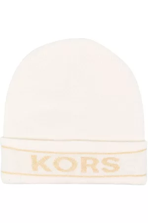 Michael Kors Boys Beanies - Intarsia-knit logo beanie
