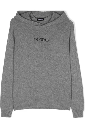 Dondup Logo-print knit hoodie