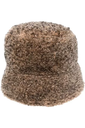 Simonetta Women Hats - Reversible shearling bucket hat