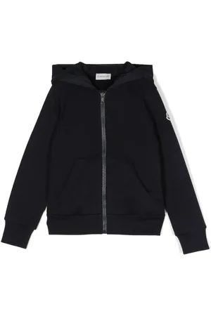 Moncler Logo-trim cotton hoodie