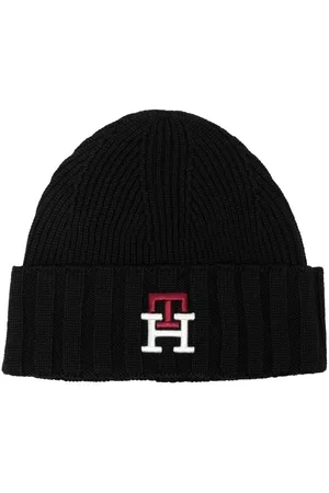 Tommy Hilfiger Men Beanies - Embroidered logo beanie hat