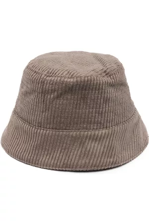 Rick Owens Men Hats - Corduroy zipped bucket hat