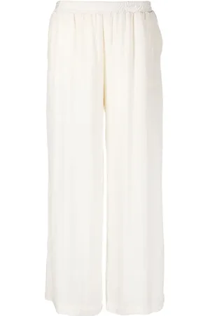 Gold Hawk Wide-leg velvet trousers