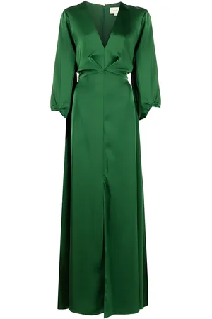 Sachin & Babi Jenny balloon-sleeve gown