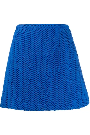 MARCO DE VINCENZO Embroidered mini skirt
