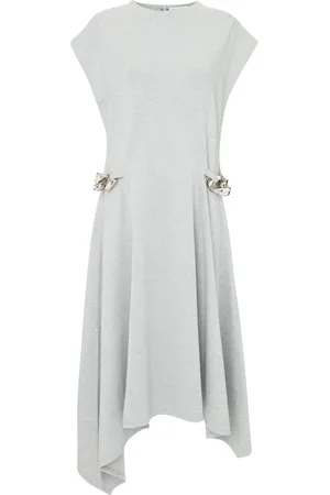 J.W.Anderson Chained asymmetric-hem midi-dress