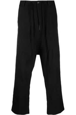UMA WANG Drop crotch trousers