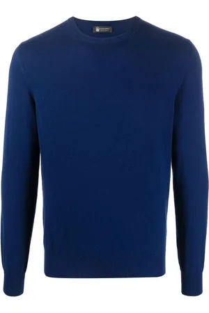 COLOMBO Fine-knit crew-neck jumper