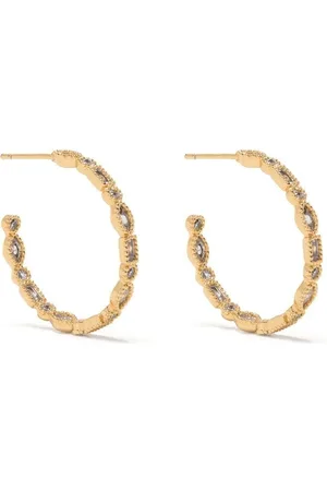 Maje Diamant??-embellished hoop earrings
