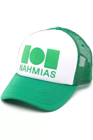 Nahmias Men Hats - Logo-print trucker hat