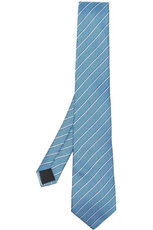 Lanvin Men Bow Ties - Silk striped tie