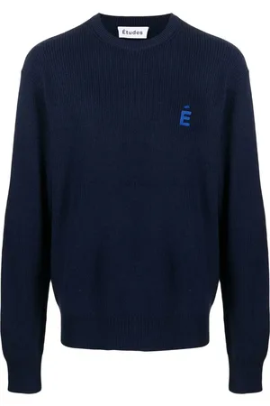 Etudes Boris logo-patch jumper