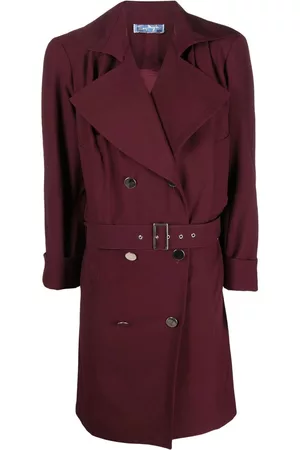 Thierry Mugler Women Trench Coats - Belted trench coat