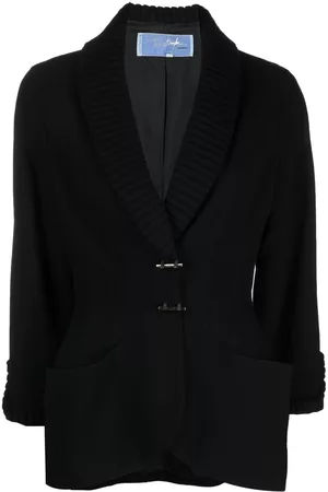 Thierry Mugler Women Blazers - Ribbed edges jacket