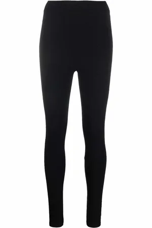 Philipp Plein Logo-studded cotton leggings