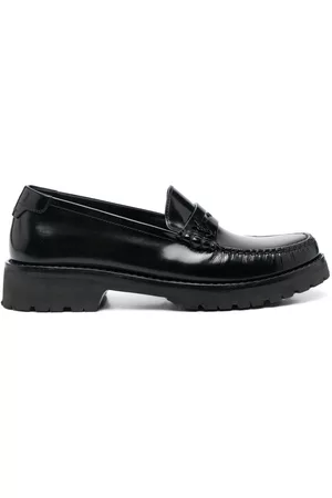 Saint Laurent Le Loafer high-shine finish flat shoes