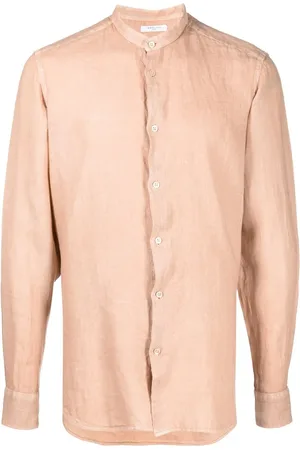 Boglioli Long-sleeve linen shirt