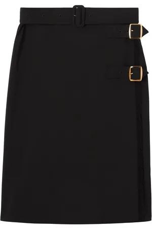 Burberry Belted midi skirt