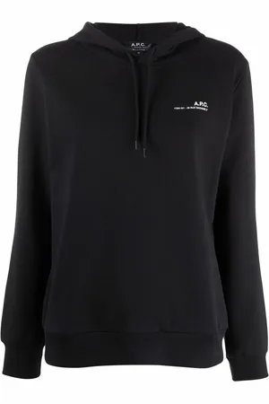 A.P.C. Logo-print cotton hoodie
