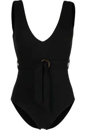Duskii Ribbed V-neck swimsuit