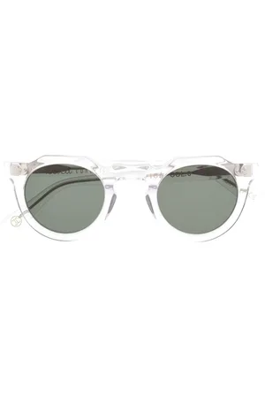 LESCA Pica round-frame sunglasses