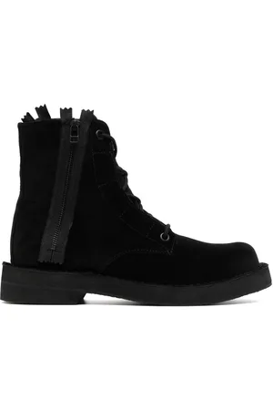YOHJI YAMAMOTO Velvet-effect ankle boots