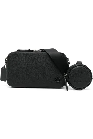 Coach Logo zipped messenger bag