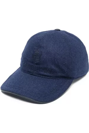 corneliani Men Caps - Embroidered-logo baseball cap