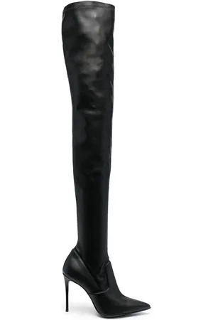 LE SILLA Eva thigh-high leather boots