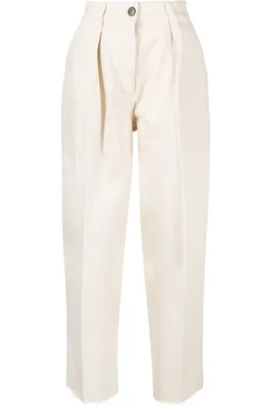 Philippe model High-waisted straight-leg trousers