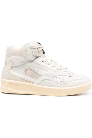 Jil Sander Basket Mid leather sneakers