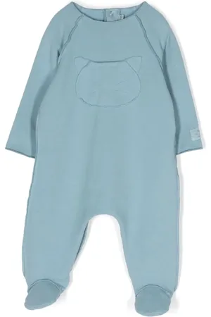 TEDDY & MINOU Stretch-cotton babygrow