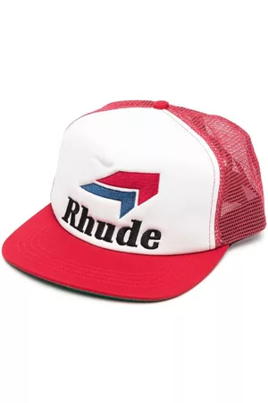 Rhude Men Caps - Logo-embroidered baseball cap