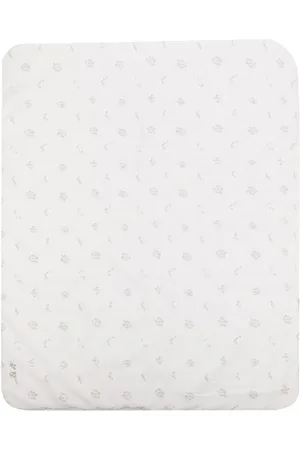 Tartine Et Chocolat Sketch-print cotton blanket