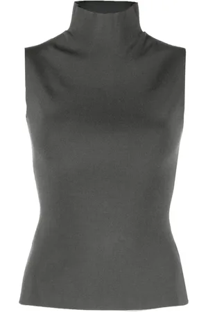 There Was One Open-back knitted top