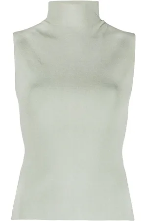 There Was One Open-back knitted top