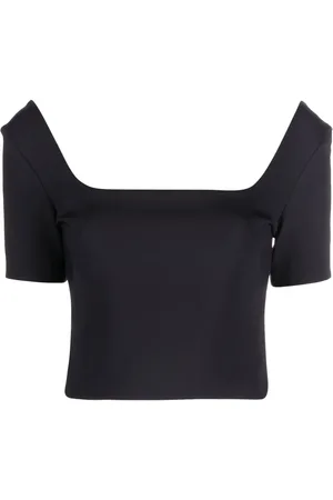 There Was One Square-neck short-sleeve top
