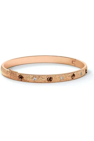 De Beers 18kt rose gold Talisman diamond bangle bracelet