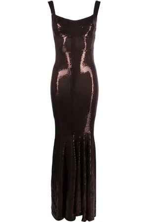 Atu Body Couture Sequin-embellished evening gown